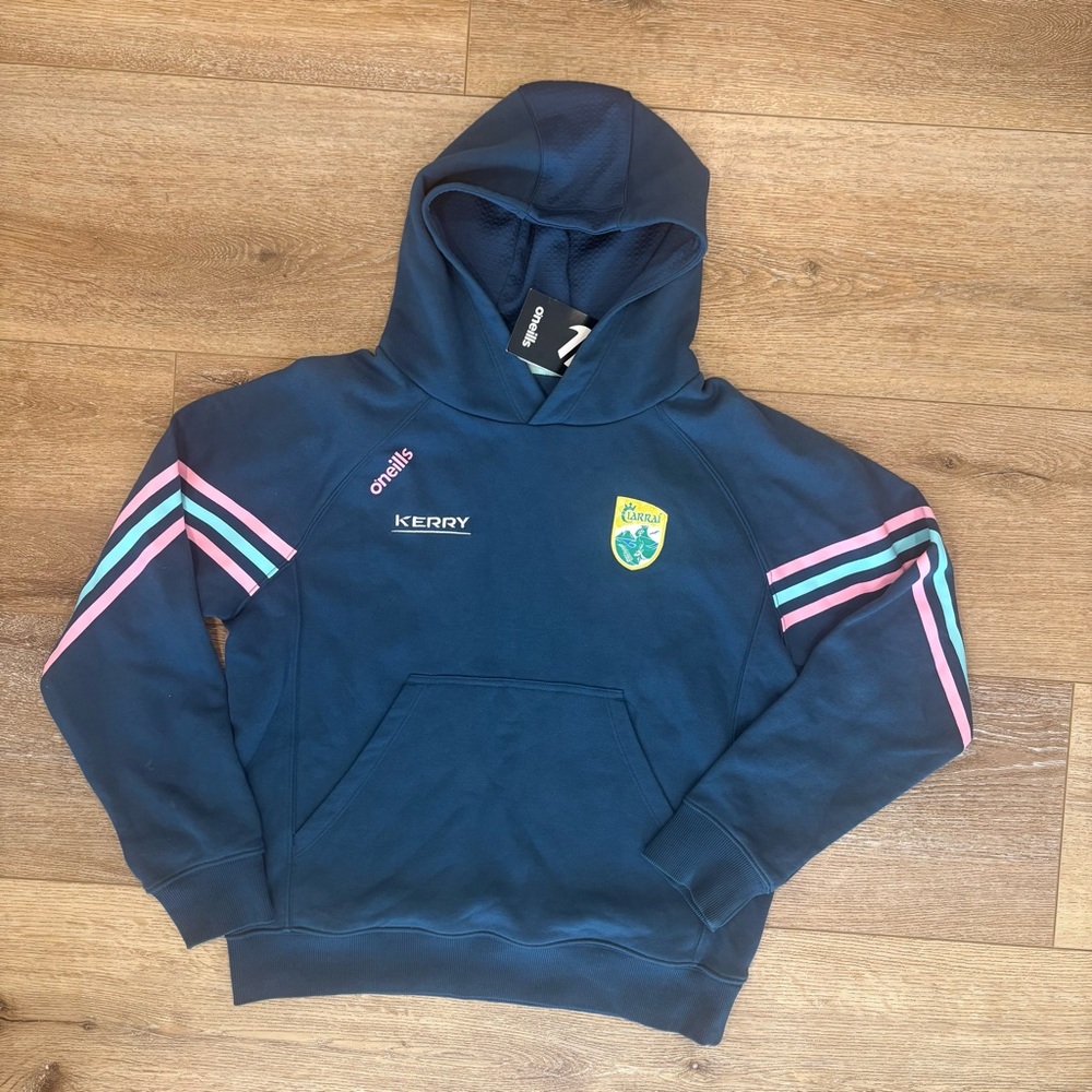 O’Neills Kerry GAA Hoodie Youth M Blue Athletic Soccer Style Unisex